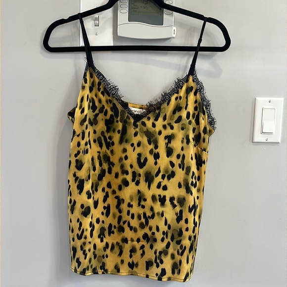 Anine Bing Belle Camisole in Golden Leopard - Picture 6 of 8